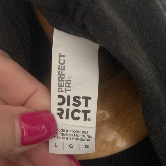 Charcoal Dark Gray Heather Lightweight Cardigan Dog Paw Print Wings Sz L NWOT - Picture 7 of 9